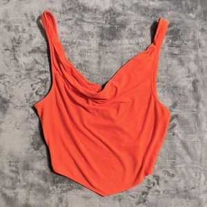 Urban Outfitters orange cowl neck tank - sz S